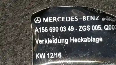 Pièce détachée automobile d'occasion plage arrière pour mercedes-benz clase gla (w156) gla 200 cdi (156.908) références oem iam   