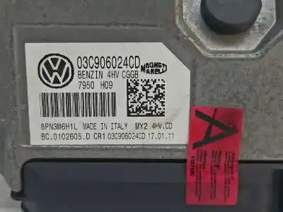 Автозапчастина б/у ебу контролер двигуна для seat ibiza (6j5) stylance / style посилання на oem iam 3c906024cd  