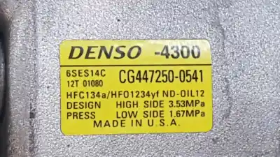 Second-hand car spare part air conditioning compressor for kia optima business oem iam references 97701d4300  4472500541