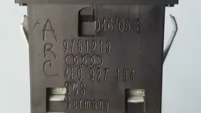 Second-hand car spare part esp button for audi a6 berlina (4f2) 2.0 tdi oem iam references 4f0927134  9751219