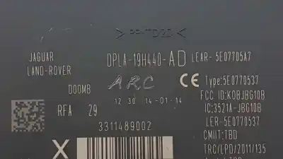 Second-hand car spare part electronic module for land rover evoque dynamic oem iam references dpla19h440ad 5e0770537 5e07705a7