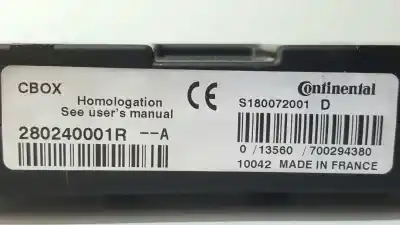 Second-hand car spare part electronic module for renault scenic iii expression oem iam references 280240001r 280246043r s180072001d / a2c53287703