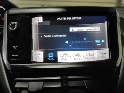 Recambio de automóvil de segunda mano de pantalla multifuncion para peugeot 208 allure referencias oem iam   