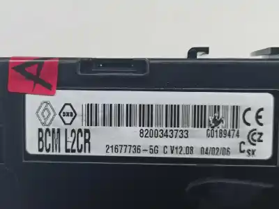 Second-hand car spare part electronic module for renault clio iii authentique oem iam references 8200343733  