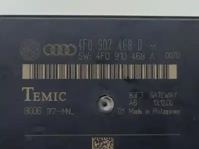 Автозапчастина б/у електронний модуль для audi a6 avant (4f5) 2.0 tdi посилання на oem iam 4f0907468d  4f0910468a