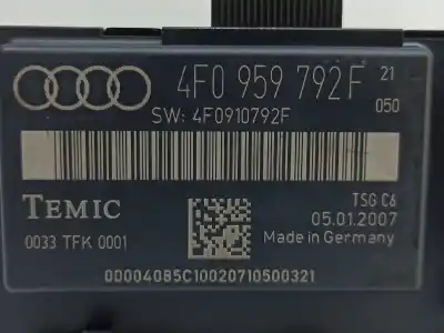 Автозапчасти б/у закрытый распределительный щит за audi a6 avant (4f5) 2.0 tdi ссылки oem iam 4f0959792f  4f0910792f