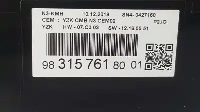 Автозапчасти б/у приборная доска за opel corsa f gs line ссылки oem iam 9831576180  