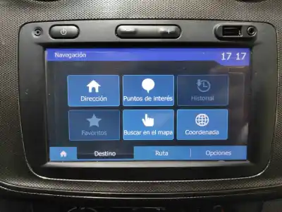 Second-hand car spare part gps navigation system for dacia sandero stepway comfort oem iam references   
