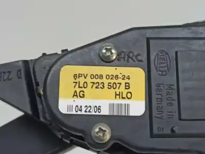 Автозапчасти б/у педальный потенциометр за audi q7 (4l) 3.0 v6 24v tdi ссылки oem iam 7l0723507b 6pv00802624 6pv008026-24