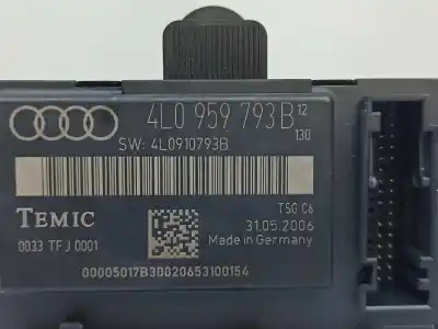 Автозапчасти б/у закрытый распределительный щит за audi q7 (4l) 3.0 v6 24v tdi ссылки oem iam 4l0959793b  4l0910793b