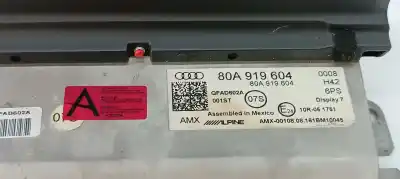 Автозапчасти б/у многофункциональный дисплей за audi q5 (fyb) s line quattro ссылки oem iam 80a919604  80a919604a