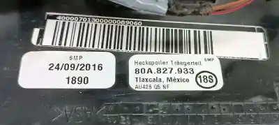 Автозапчастина б/у задне крило для audi q5 (fyb) s line quattro посилання на oem iam 80a827933 80a827933egru 80a827933gru