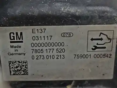 Автозапчастина б/у рульмова рейка для opel zafira (c) selective start/stop посилання на oem iam 39101584 0273010213 7817974453g / 7817974453