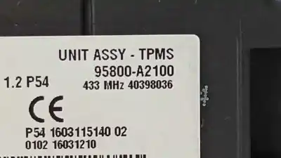 Second-hand car spare part electronic module for kia cee´d (jd) 1.6 crdi 136 oem iam references 95800a2100 a2c3097950002 a2c30980000