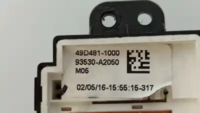 Second-hand car spare part rearview side mirror switch for kia cee´d (jd) 1.6 crdi 136 oem iam references 93530a2050  93530a2050wk