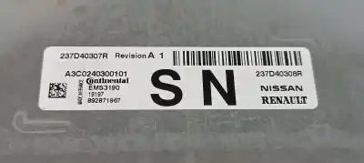 Pièce détachée automobile d'occasion calculateur moteur ecu pour renault zoe eléctrico bfmd 5aq 605 références oem iam 237d40308r a3c0240300101 237d40307r