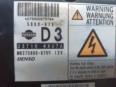 Автозапчасти б/у блок управления двигателем за nissan navara pick-up (d40m) king cab le 4x4 ссылки oem iam 237104x07a 2758006457 5800675