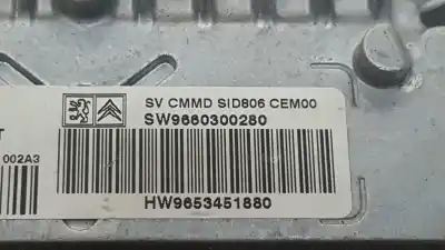 Recambio de automóvil de segunda mano de centralita motor uce para citroen c2 furio referencias oem iam 1942f9 1942g0 9653451880 / 9660300280