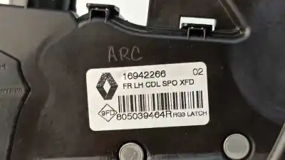 Автозапчастина б/у замок передніх дверей лівий для renault talisman initiale paris посилання на oem iam 805039464r  