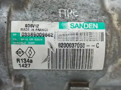 Автозапчасти б/у компрессор кондиционера воздуха за renault kangoo (f/kc0) authentique pack ссылки oem iam 8200037058c 8200618853 8200037058 / 8200840770