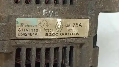 Автозапчастина б/у генератор для renault clio ii fase ii (b/cb0) expression посилання на oem iam 8200060816  2542464a