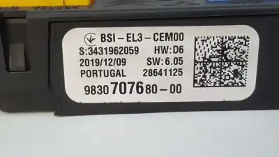 Автозапчасти б/у блок реле/предохранителей за opel corsa f gs line ссылки oem iam 9830707680  