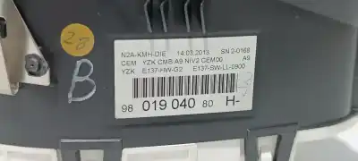 Peça sobressalente para automóvel em segunda mão quadrante por peugeot 208 access referências oem iam 9801904080  