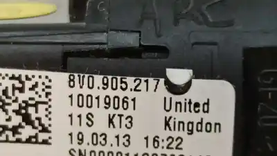 Second-hand car spare part start/stop button for audi a3 sportback (8va) ambition oem iam references 8v0905217  10019061