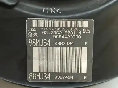 Автозапчастина б/у гальмівний серво для citroen c4 picasso sx посилання на oem iam 9684423880 88mjb4 4535ap / 1611244280
