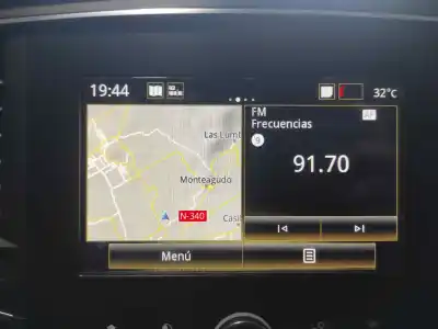 Second-hand car spare part gps navigation system for renault megane iv berlina 5p 1.5 blue dci d fap oem iam references 280901189r 280903276r 