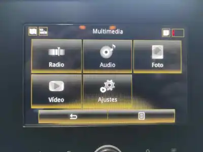 Second-hand car spare part gps navigation system for renault megane iv berlina 5p 1.5 blue dci d fap oem iam references 280901189r 280903276r 