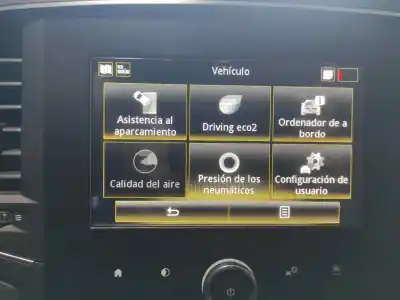 Second-hand car spare part gps navigation system for renault megane iv berlina 5p 1.5 blue dci d fap oem iam references 280901189r 280903276r 