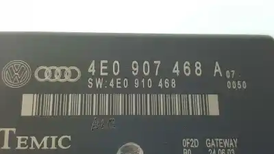Автозапчастина б/у електронний модуль для audi a8 (4e2) 4.2 quattro посилання на oem iam 4e0907468a 4l0907468b 4e0910468