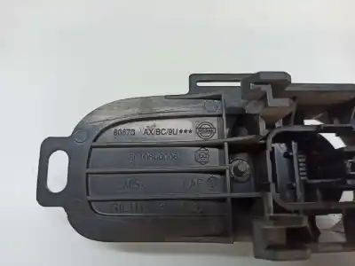 Second-hand car spare part interior right front handle for nissan note (e11e) acenta oem iam references 5010800006  80670ax603