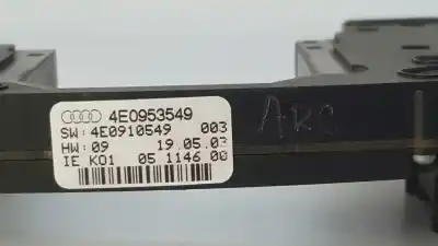 Автозапчастина б/у електронний модуль для audi a8 (4e2) 4.2 quattro посилання на oem iam 4e0953549 4e0953549a 4e0910549
