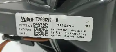 Автозапчасти б/у отопительный двигатель за skoda kamiq (nw4) active ссылки oem iam 2q1820021a  