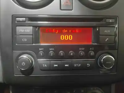 Gebrauchtes Autoersatzteil audiosystem / radio-cd zum nissan qashqai+2 1.5 turbodiesel oem-iam-referenzen 28185bh30a agc0070rf 28185bh30d 