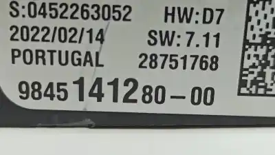 Gebrauchtes Autoersatzteil relais sicherungskasten multifunktionsrelais zum opel corsa f edition oem-iam-referenzen 9845141280  