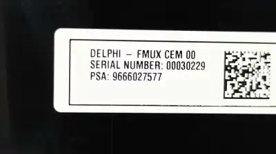 Second-hand car spare part climate control for citroen c4 lim. collection oem iam references 6452v9  9666027577