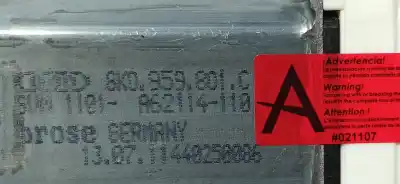 Автозапчастина б/у двигатель переднього ліва вікна для audi a1 (8x) ambition посилання на oem iam 8k0959801c  a62114110