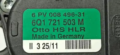 Автозапчастина б/у педальний потенціометр для audi a1 (8x) ambition посилання на oem iam 6q1721503m  6pv00849631
