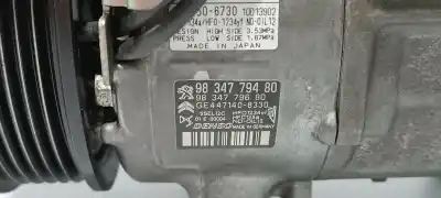 İkinci el araba yedek parçası klima kompresörü için citroen c5 aircross live pack oem iam referansları 9834779480 1638946180 9829934580