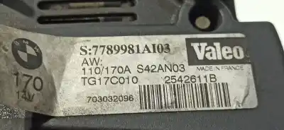 Pezzo di ricambio per auto di seconda mano alternatore per bmw serie 5 berlina (e60) 530d riferimenti oem iam 7789981ai03 2542611b 12317799204