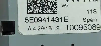 Second-hand car spare part headlights switch for skoda fabia active oem iam references 5e0941431e  5e0941431ewhi