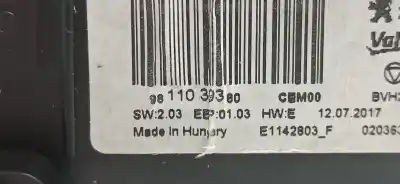 Second-hand car spare part electronic module for peugeot 308 allure oem iam references 9811039380  e1065901c