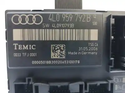 Автозапчасти б/у закрытый распределительный щит за audi q7 (4l) 3.0 v6 24v tdi ссылки oem iam 4l0959792b  4l0910793b