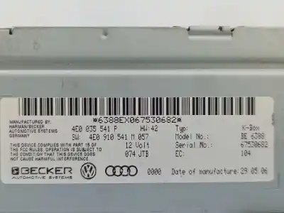 Автозапчасти б/у аудиосистема / радио cd за audi q7 (4l) 3.0 v6 24v tdi ссылки oem iam 4e0035541p  4e0910541m