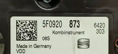 Автозапчастина б/у панель інструментів для seat leon (5f1) reference посилання на oem iam 5f0920873  