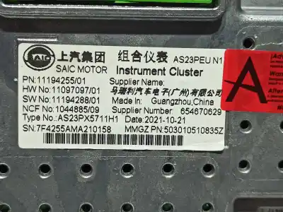 Peça sobressalente para automóvel em segunda mão quadrante por mg mg hs 1.5 t (sas23) referências oem iam 654670629 11194255 as23peu