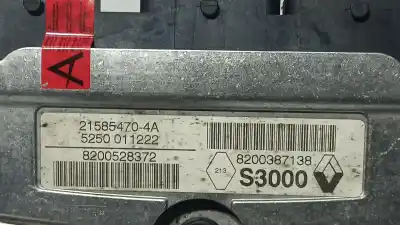 Second-hand car spare part ecu engine control for renault scenic ii confort dynamique oem iam references 8200528372 215854704a 8200387138